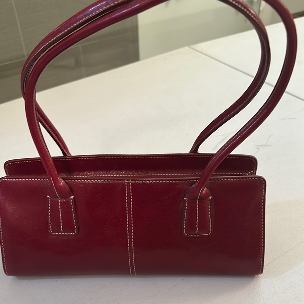 Nordstrom Red Shoulder Bag with Sleek Design~ Excellent Condition~